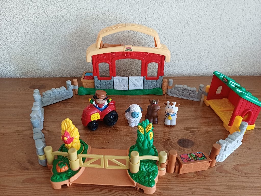 Fisher Price Little People boerderij, tractor en dieren., Kinderen en Baby's, Speelgoed | Fisher-Price, Ophalen of Verzenden, Zo goed als nieuw
