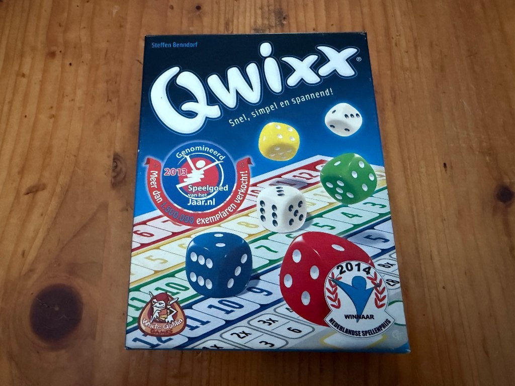 Qwixx dobbelspel, Ophalen, Gebruikt, White Goblin Games