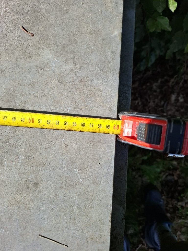 Mooie buitentegel robuust grijs, Ophalen, 60 cm of meer, Hardsteen, 60 cm of meer