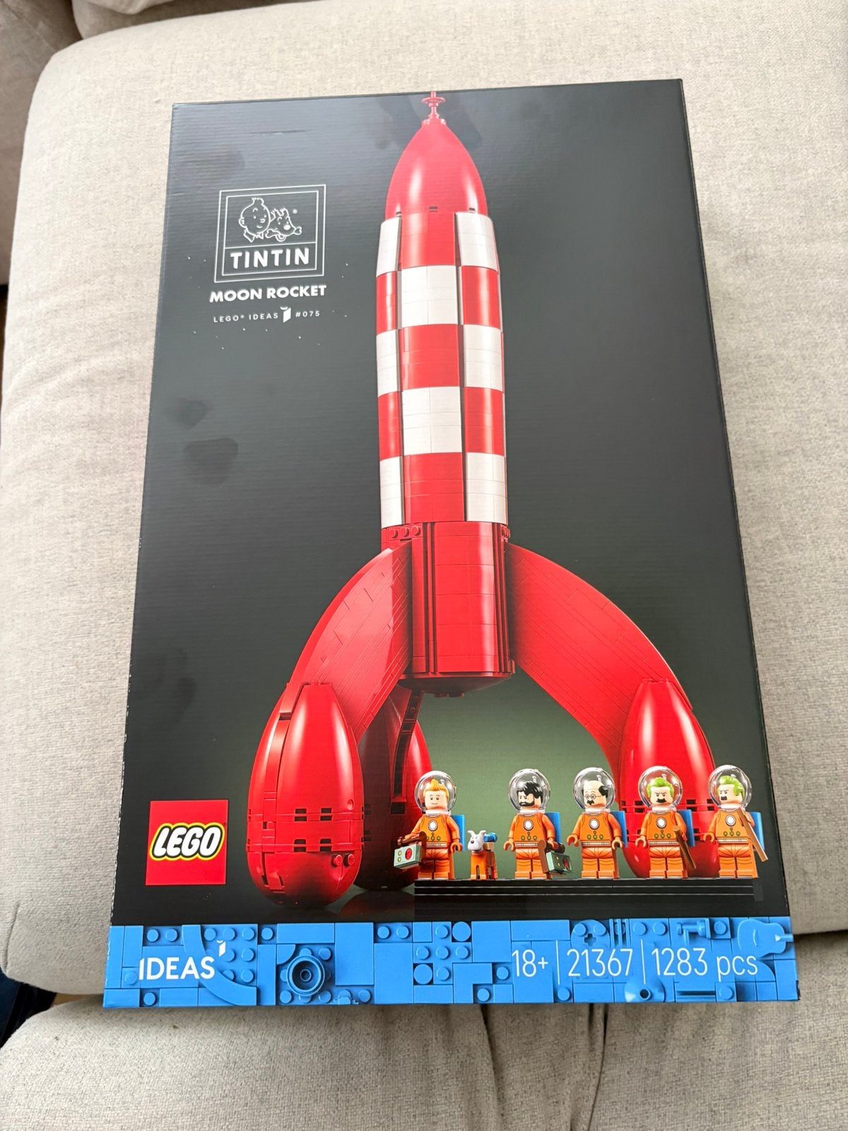 Lego Tintin kuifje Moon rocket 21367, Nieuw, Ophalen of Verzenden, Ideas, Complete set