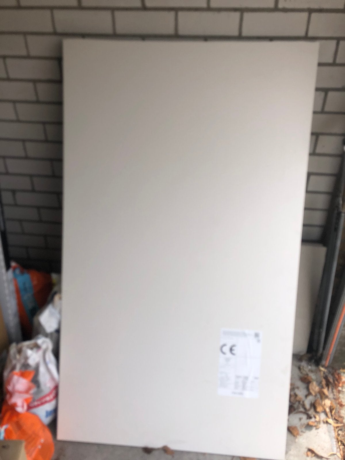 Trespa 6mm ral9001, Doe-het-zelf en Verbouw, Platen en Panelen, Ophalen, Nieuw, HPL