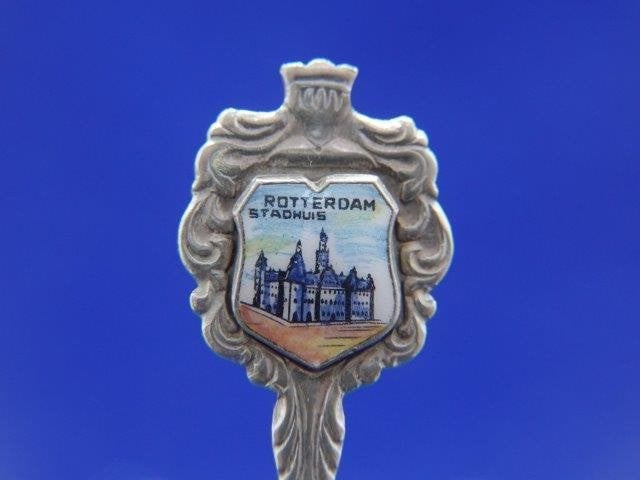 Lepeltje: Rotterdam Gemeentehuis kleurenschild, Verzenden