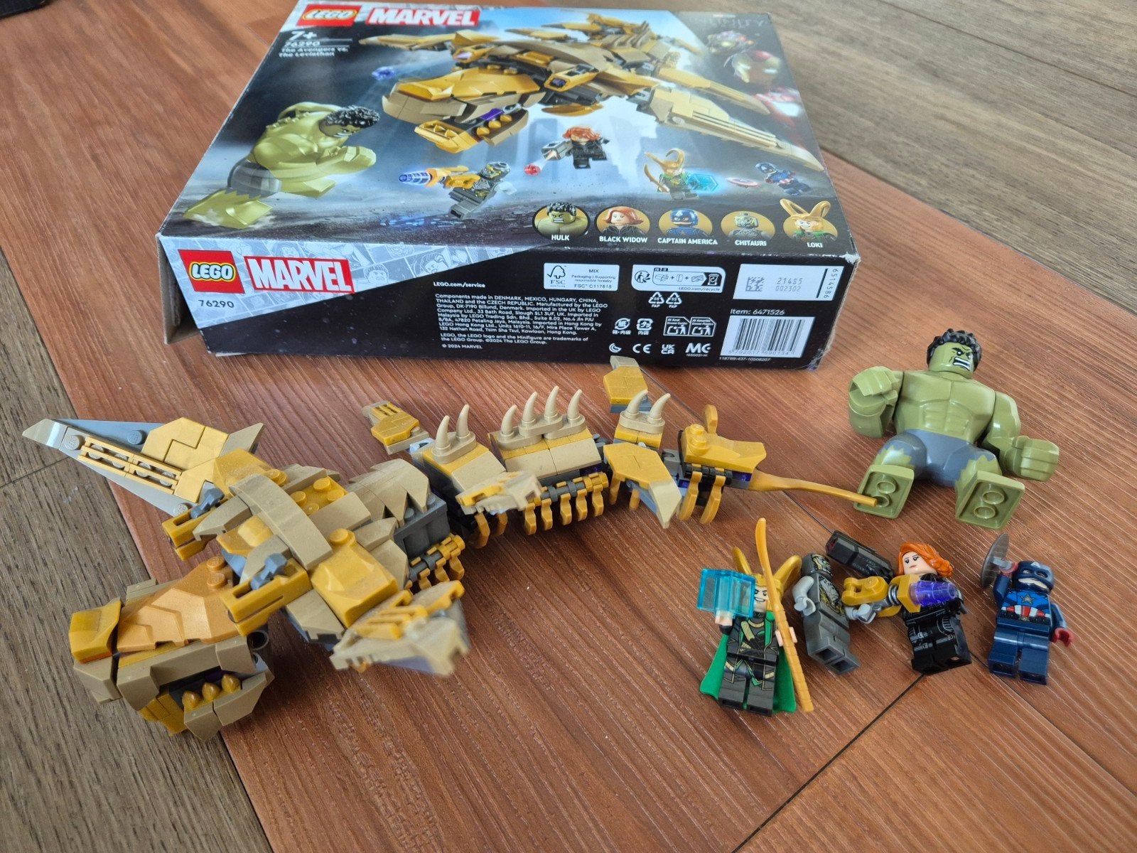 LEGO Marvel 76290 Avengers vs. The Leviathan, Ophalen of Verzenden, Zo goed als nieuw, Overige merken