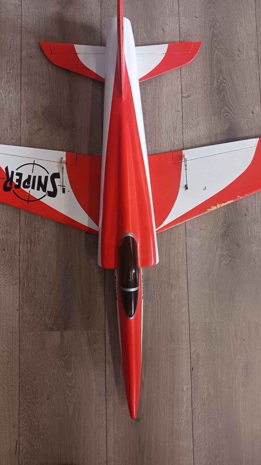 Nog af te bouwen SuperSniper RC vliegtuig 860 mm EDF, Ophalen of Verzenden