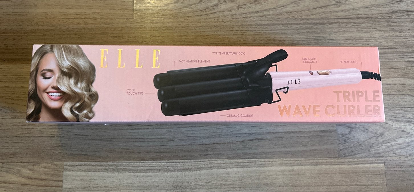 Elle Triple Wave Curler - Nieuw in doos, Ophalen, Nieuw, Haarverzorging