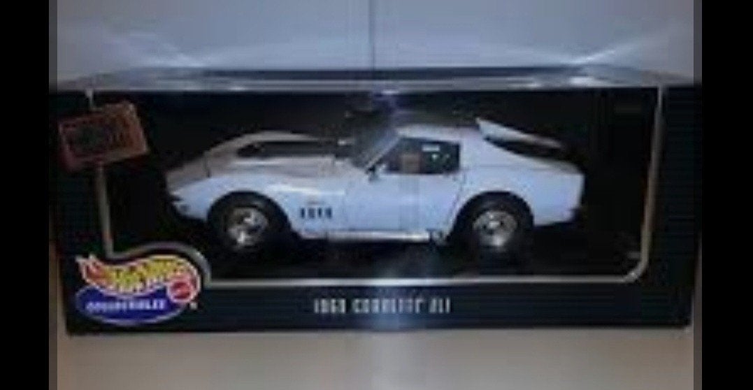 1:18 lege doos Chevrolet Corvette C3 ZL1 uit 1969 Hot Wheels, Hobby en Vrije tijd, Modelauto's | 1:18, Ophalen of Verzenden, Zo goed als nieuw