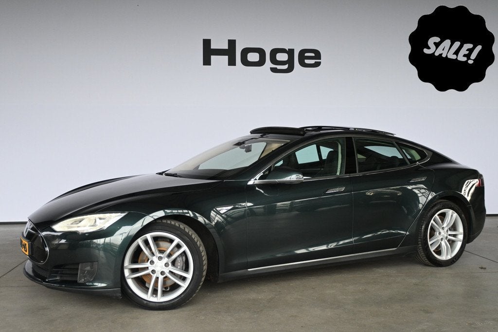 Tesla Model S 60 Base Automaat Clima Panoramadak FREE SUPERC, Auto's, Tesla, Achterwielaandrijving, Gebruikt, Beige, Automatische klimaatregeling