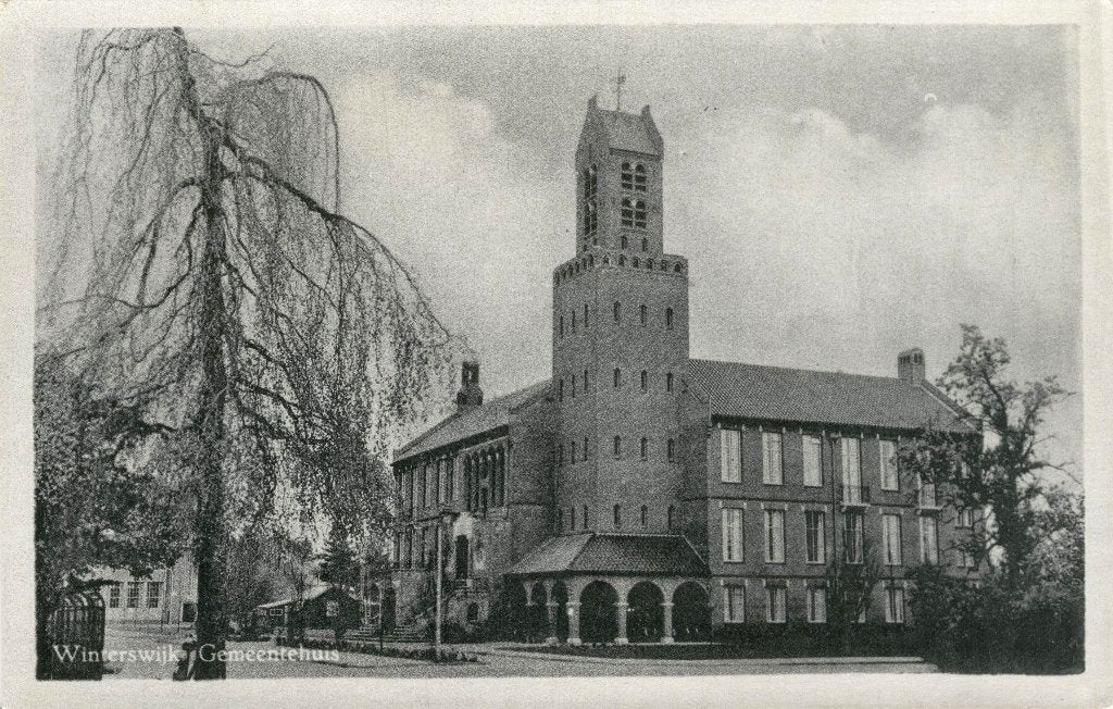Winterswijk Gemeentehuis, Verzenden, 1940 tot 1960, Ongelopen, Gelderland