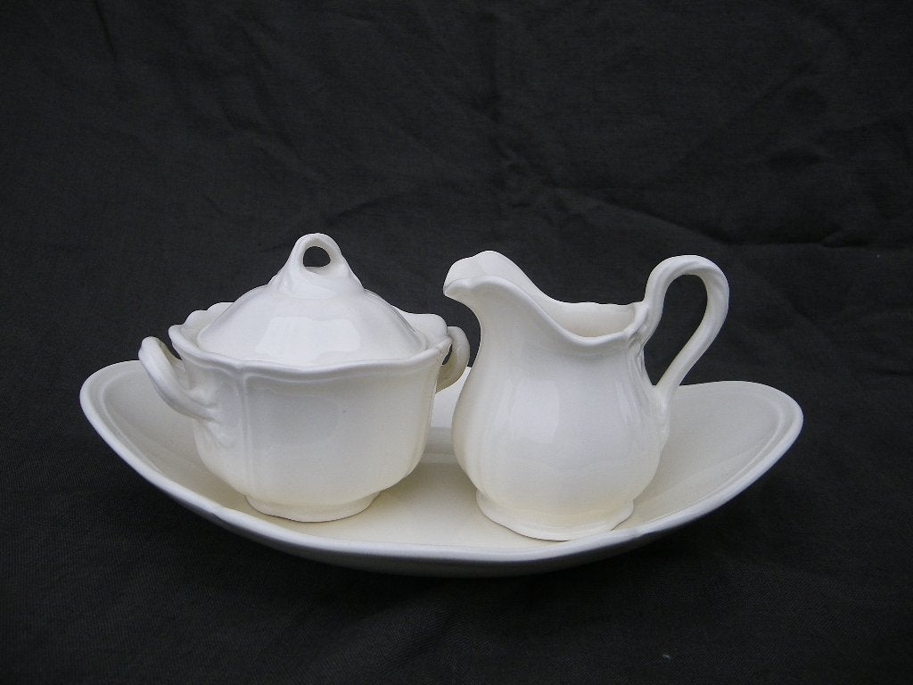 Wedgwood QUEENS PLAIN  Compleet roomstel, Klassiek, Overige typen, Ophalen of Verzenden, Zo goed als nieuw