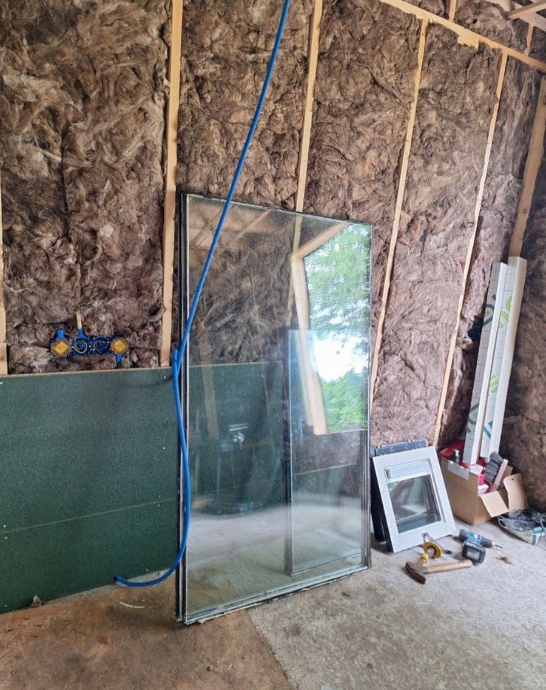 Dubbelglas raam 169x97,5 cm, Doe-het-zelf en Verbouw, Glas en Ramen, Ophalen, Gevelraam of Ruit, Dubbelglas