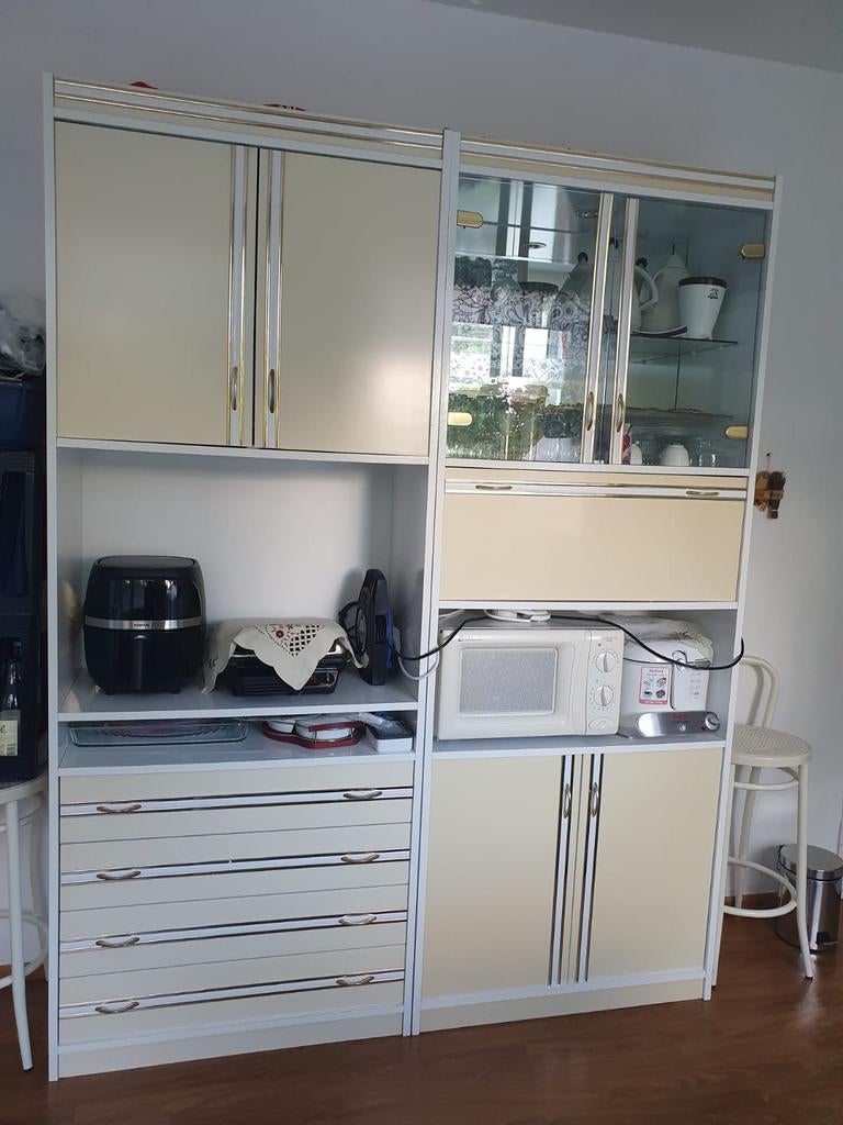 Vitrinekast, Ophalen, Gebruikt, 50 tot 100 cm, 150 tot 200 cm