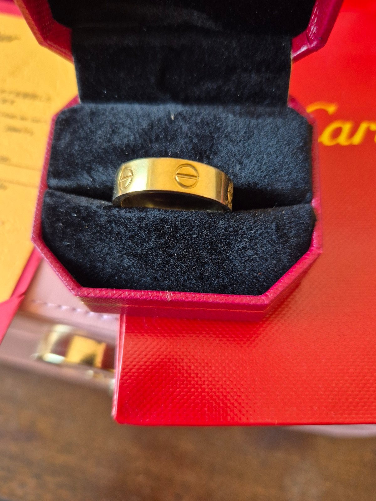 Cartier Love Ring - Maat 10, Overige materialen, Ophalen of Verzenden, Dame of Heer, Goud