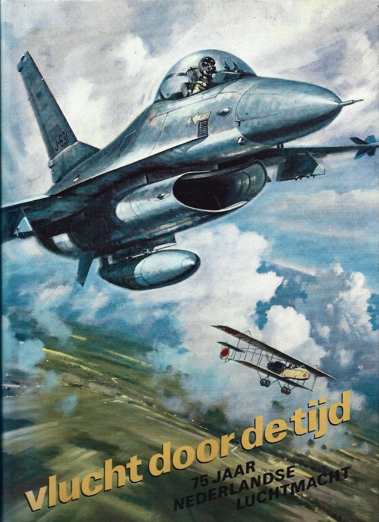 Vlucht door de tijd - 75 jaar KLU 1988 - ZGAN, Ophalen of Verzenden, Niet van toepassing, Zo goed als nieuw, Luchtmacht