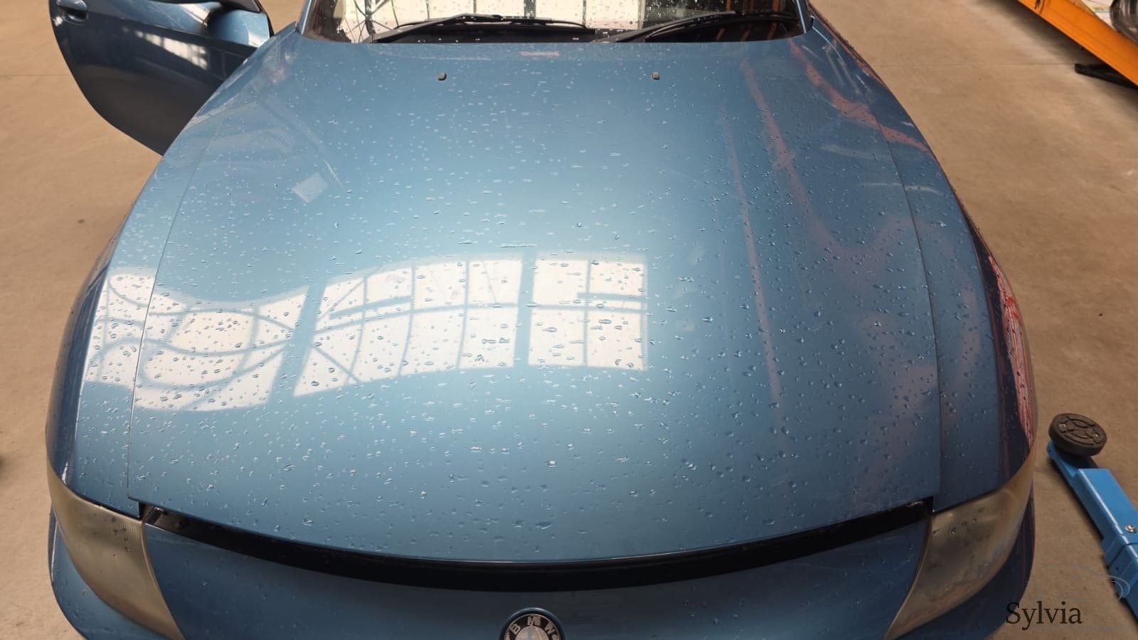 Motorkap BMW Z4 serie E85 E86 Maledivenblau II metallic A15, Gebruikt, -, -, Ophalen of Verzenden