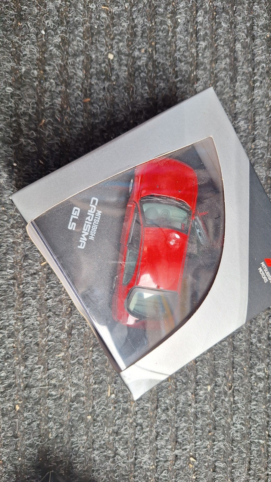 Mitsubishi Carisma GLS 1:43, Ophalen of Verzenden, Zo goed als nieuw, Auto, Overige merken