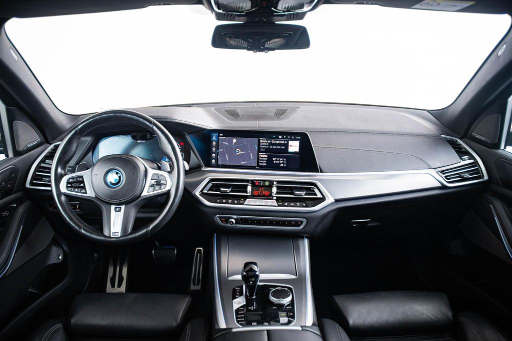 BMW X5 xDrive45e Executive M Sport - Trekhaak - Panoramadak, Auto's, 12 maanden, Gebruikt, 394 pk, Zwart
