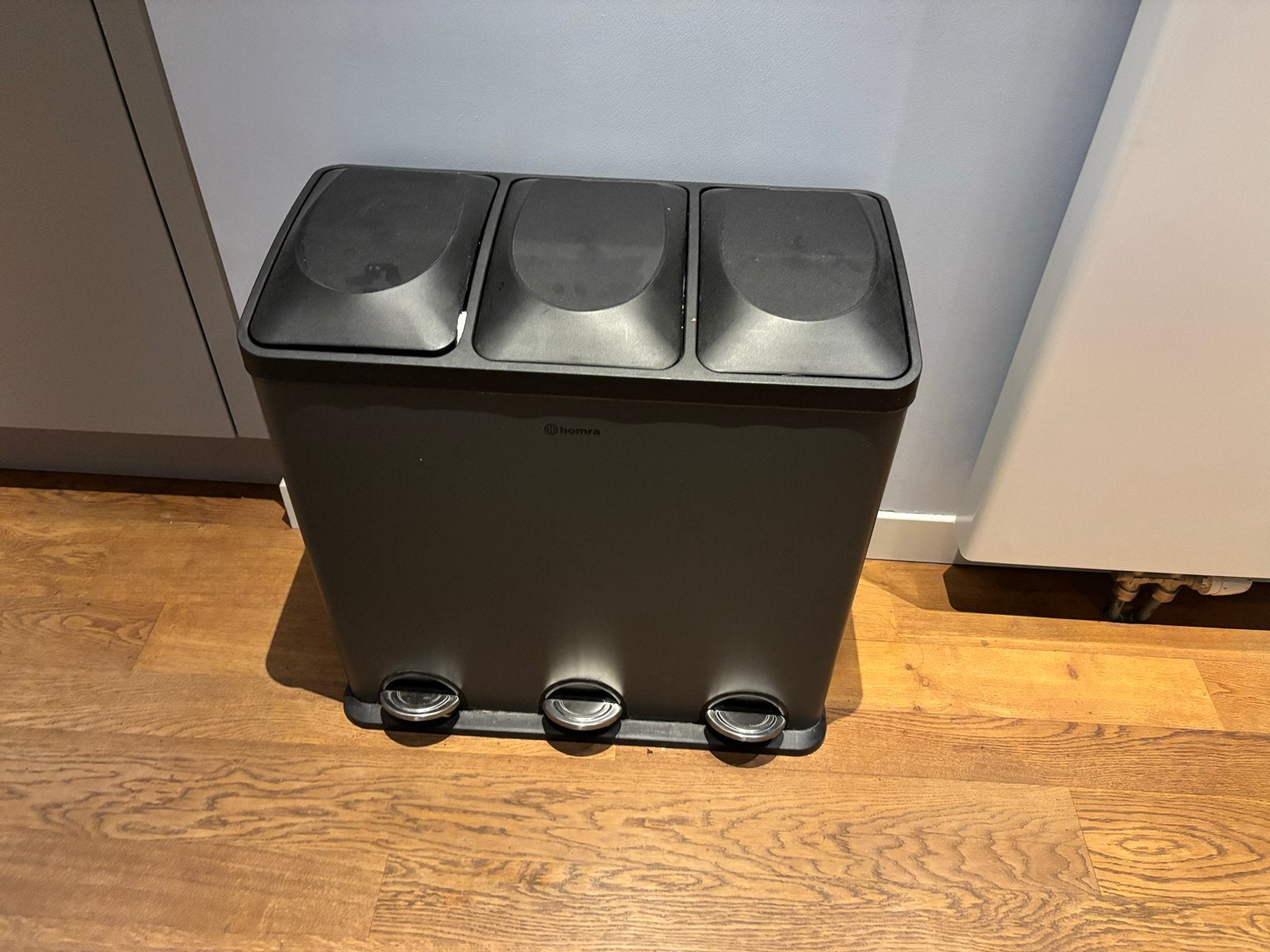 Brabantia Bo Touch Bin 3x11L - Afvalscheiding prullenbak, Ophalen, 50 – 75, Gebruikt, Met pedaal
