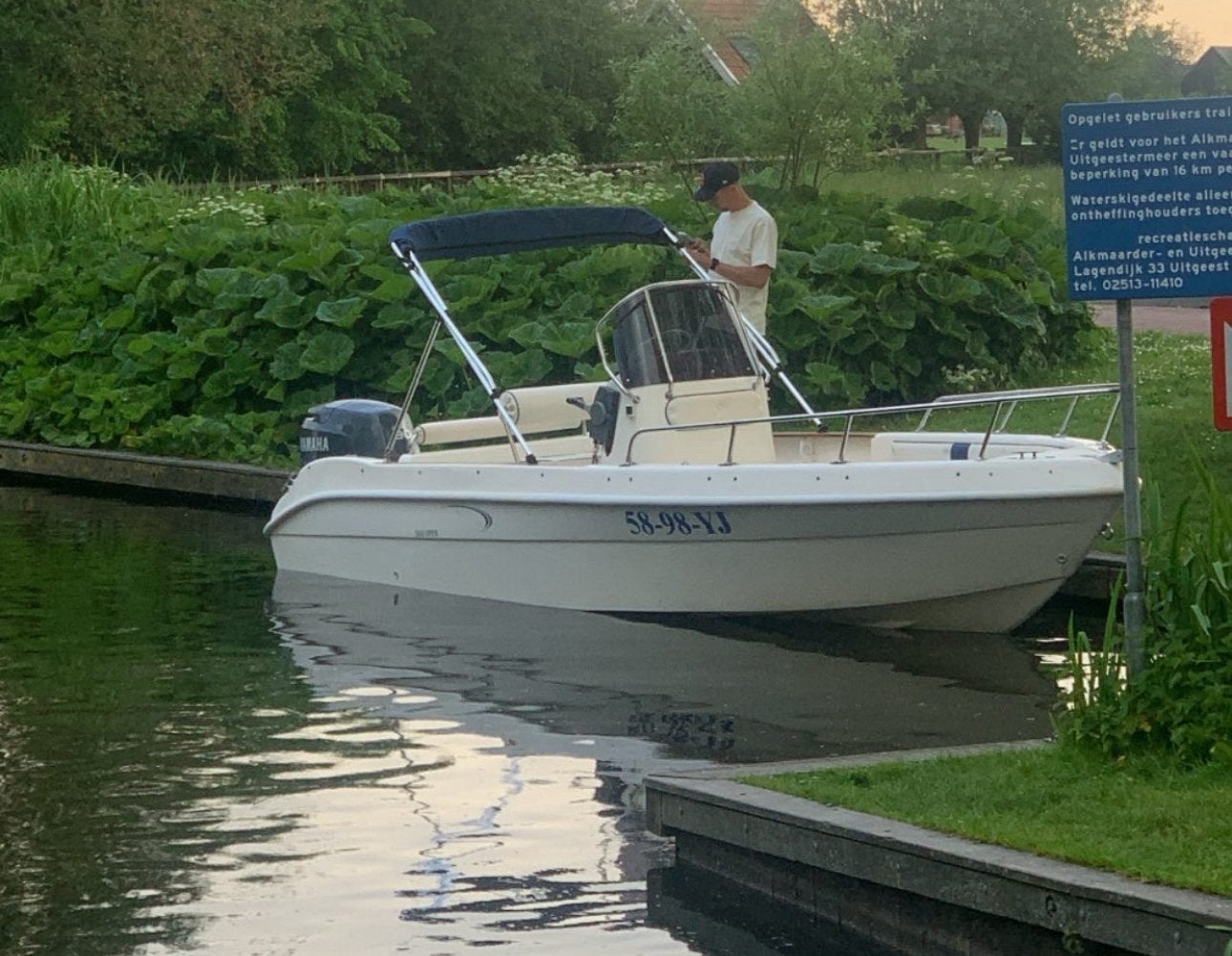Saver 540 open, met 90pk yamaha 4t, Watersport en Boten, Viertaktmotor, Zo goed als nieuw, 90 pk, Ophalen