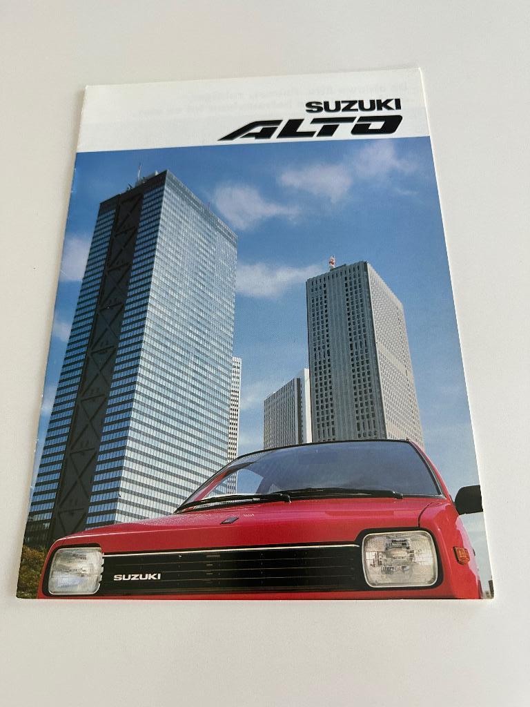 Folder oude Suzuki Alto, Cup Tegelen, Boeken, Ophalen of Verzenden, Zo goed als nieuw, Overige merken