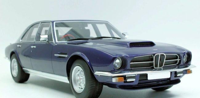 LS Collectibles-1974 Aston Martin Lagonda Saloon-Blue-1/18, Hobby en Vrije tijd, Modelauto's | 1:18, Ophalen of Verzenden, Nieuw