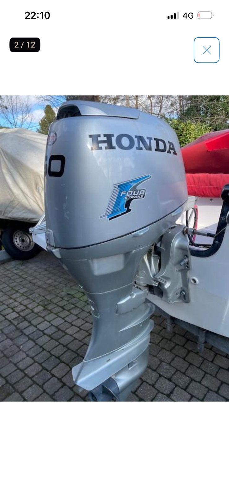Te Koop Honda 50pk., Ophalen, Elektrische start, Zo goed als nieuw, 30 pk of meer
