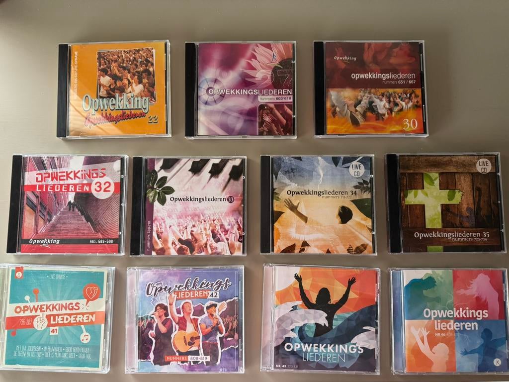 10 opwekkings cd’s met opwekkingsliederen. Samen €10,00, Cd's en Dvd's, Ophalen of Verzenden, Zo goed als nieuw, Gospel