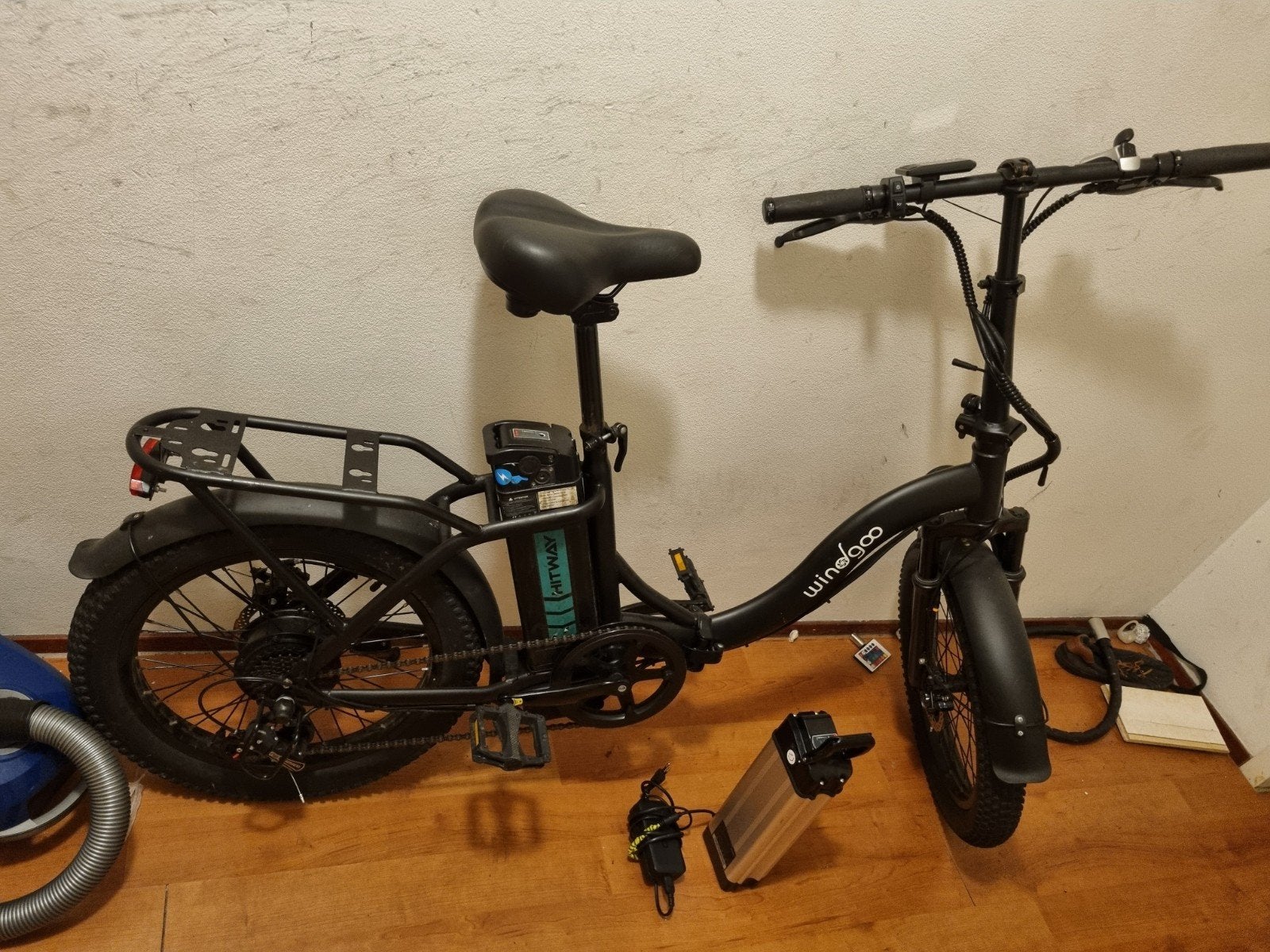 Windgoo E-bike met 2 accu's en lader, Minder dan 47 cm, Ophalen of Verzenden, Overige merken