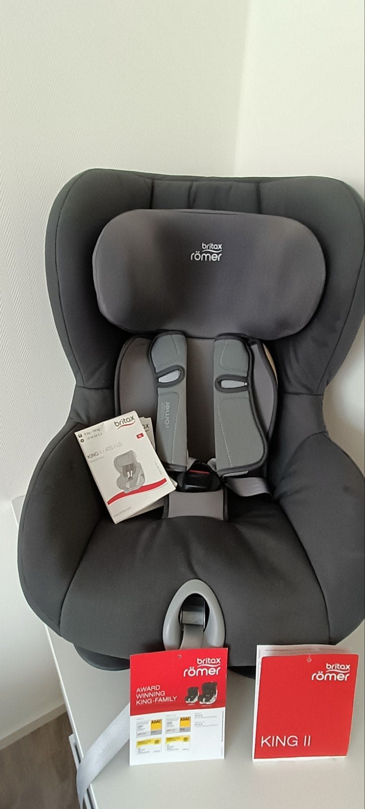 Britax Römer King II autostoel - Grijs, Ophalen