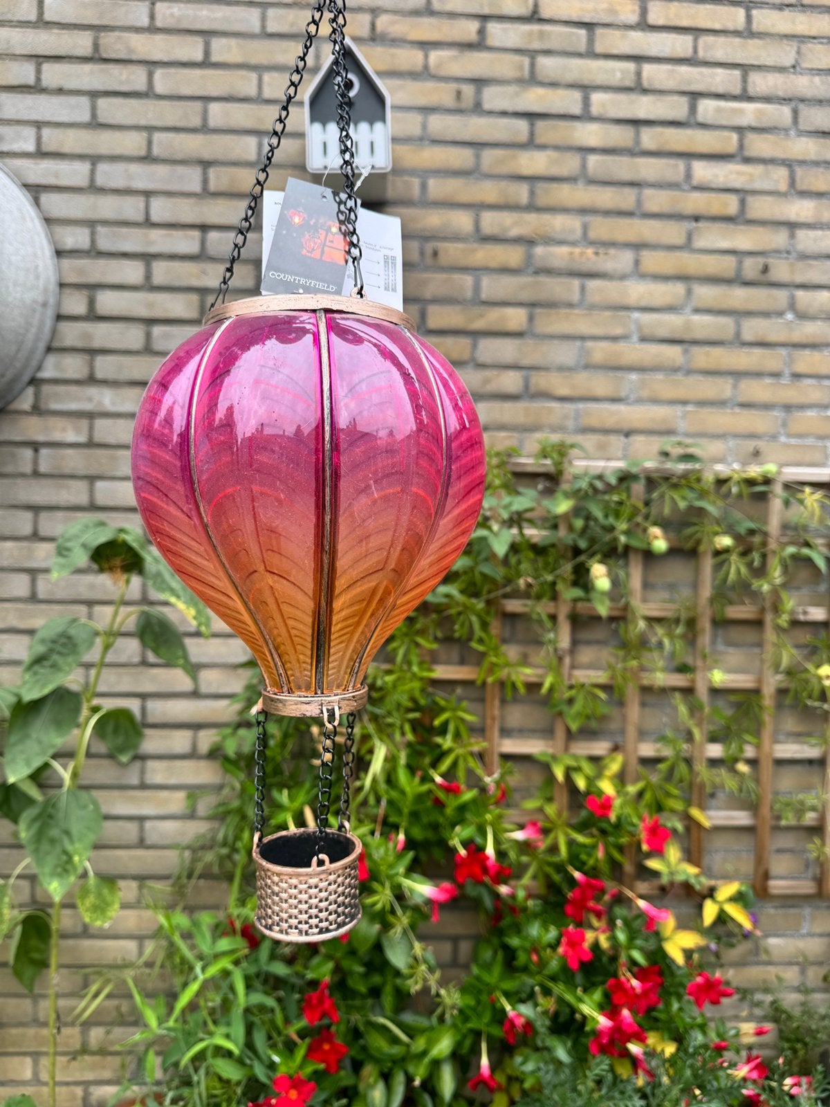 Tuinverlichring luchtballon, Ophalen of Verzenden, Nieuw, Zonne-energie, Minder dan 50 watt