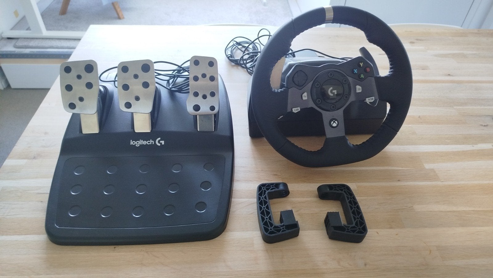 Logitech G920 Driving Force racestuur  Xbox en PC, Ophalen, Stuurtje of Sportattribuut, Xbox Series S