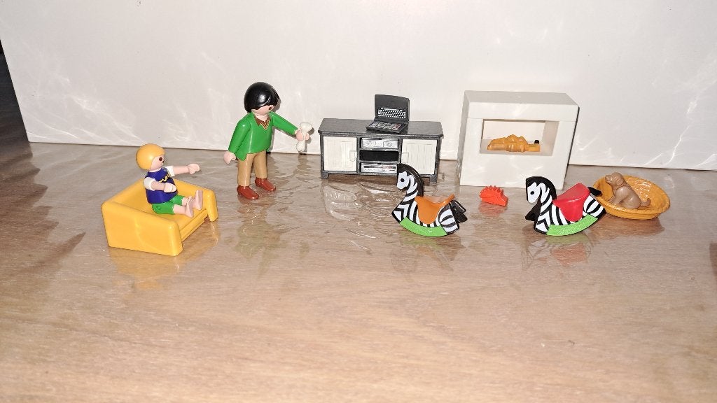 Playmobil Huiskamer met openhaard (70207) aangeboden, Kinderen en Baby's, Speelgoed | Playmobil, Ophalen, Complete set, Overige typen