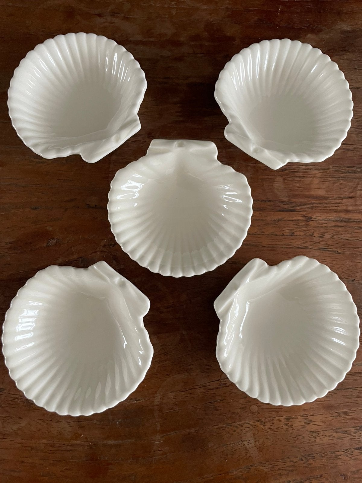 Wedgwood Edme schelpvormige schaaltjes, collectors item, Verzenden