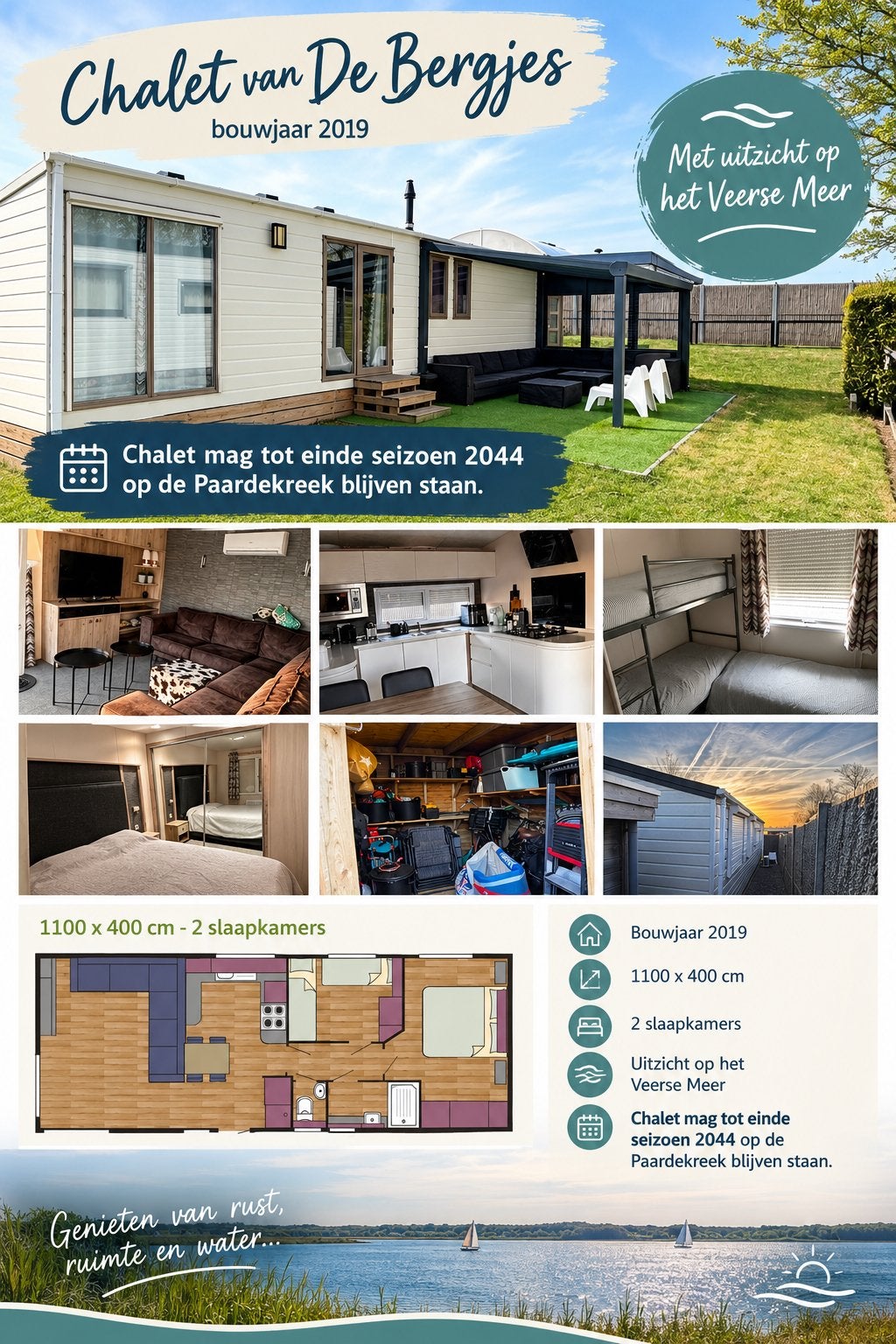 Chalet op camping De Paardekreek Kortgene, Eigenaar