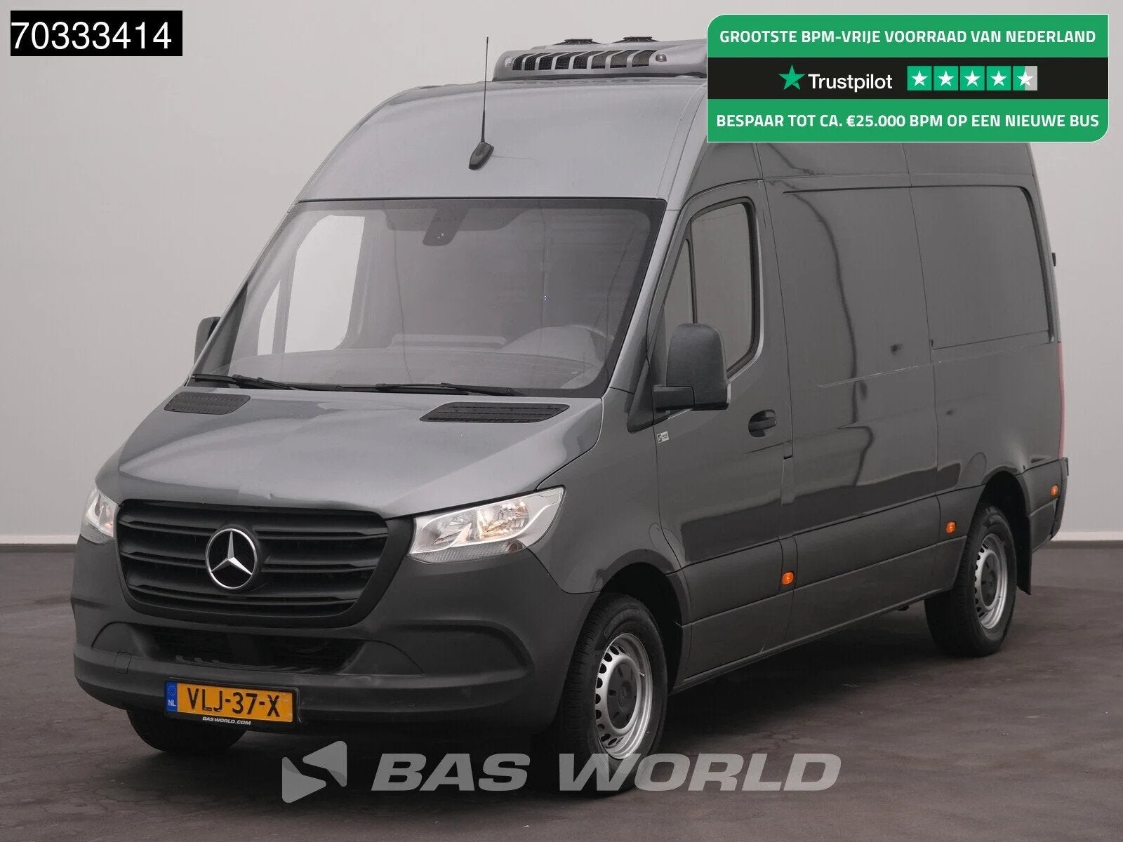 Mercedes Sprinter 314 CDI Export only! Koelwagen Konvekta Ai, Stof, Gebruikt, Euro 6, 2000 kg