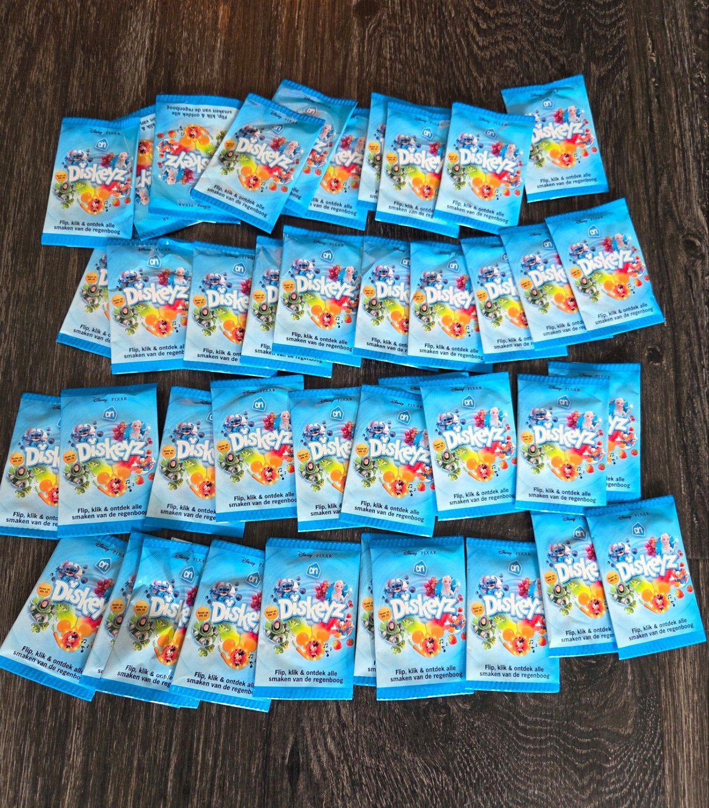 40 dichte zakjes Diskeyz AH Disney, Verzamelen, Albert Heijn, Ophalen of Verzenden