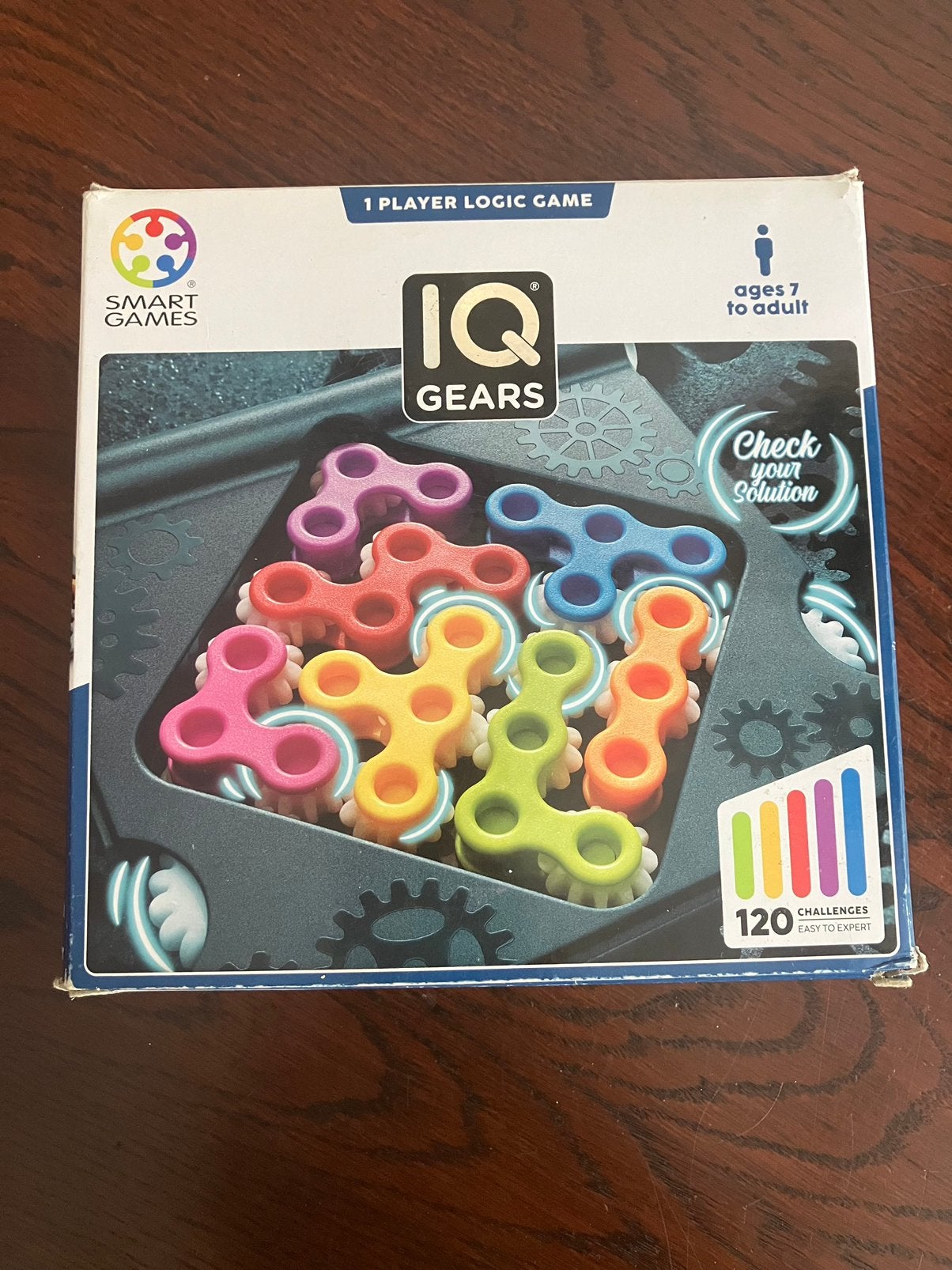 Smart games IQ Gears, Ophalen of Verzenden, Zo goed als nieuw