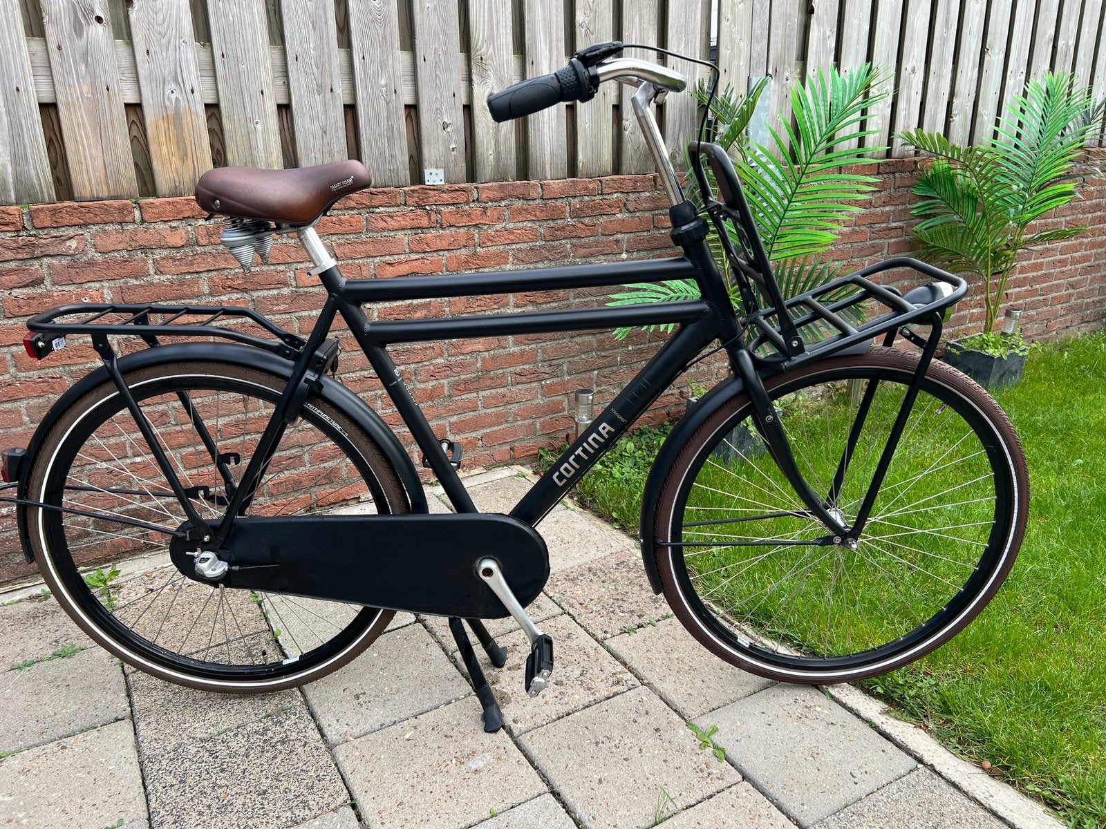Cortina U4 Transport Herenfiets 28 inch 61 cm 3 Nexus, Terugtraprem, Versnellingen, Zo goed als nieuw, 57 tot 61 cm