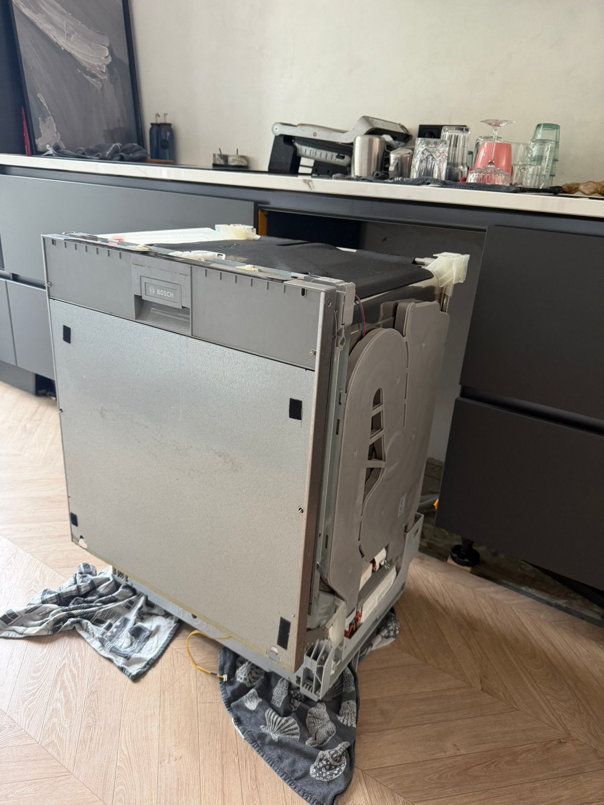Bosch Serie 8 SMV88TX36E defect/voor onderdelen of reparatie, Witgoed en Apparatuur, Ophalen, Niet werkend, Inbouw, Minder dan 85 cm