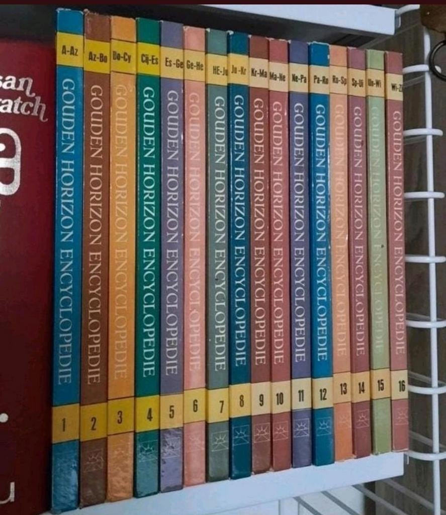 Goude Horizon Encyclopedieën reeks uit de jaren '70, Boeken, Encyclopedieën, Ophalen of Verzenden, Gelezen