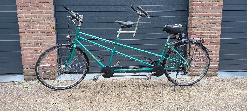 Vittorio Tandem fiets  fietstandem, Fietsen en Brommers, Fietsen | Tandems, Gebruikt, Velgrem, 55 cm of meer, Meer dan 20 versnellingen