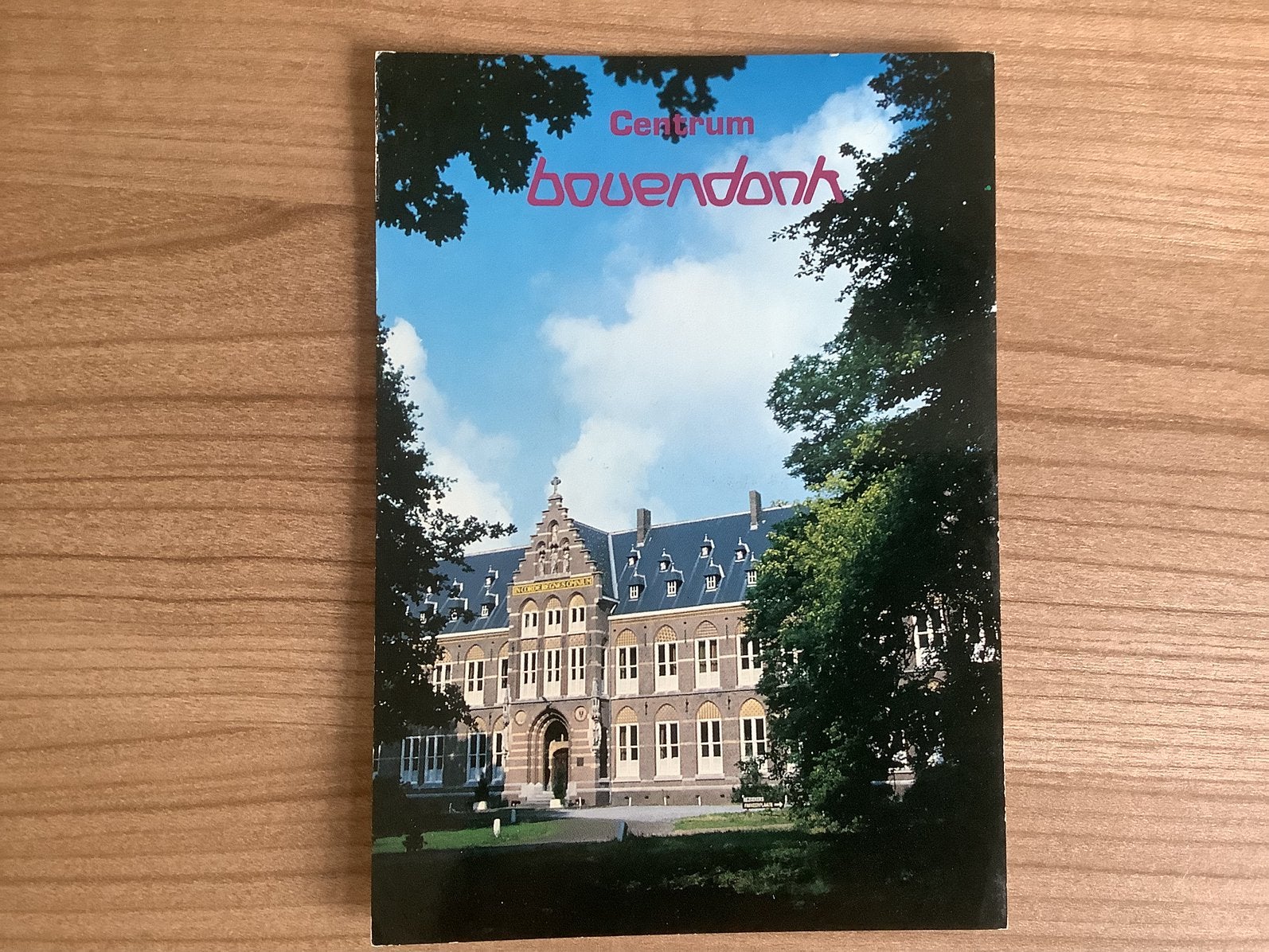 ansichtkaart Hoeven, Verzenden, Gelopen