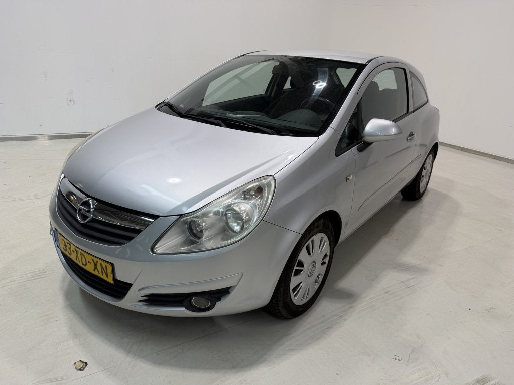 Opel Corsa 1.2-16V Essentia (bj 2007), Auto's, 4 cilinders, Elektrische ramen, 1229 cc, Zwart