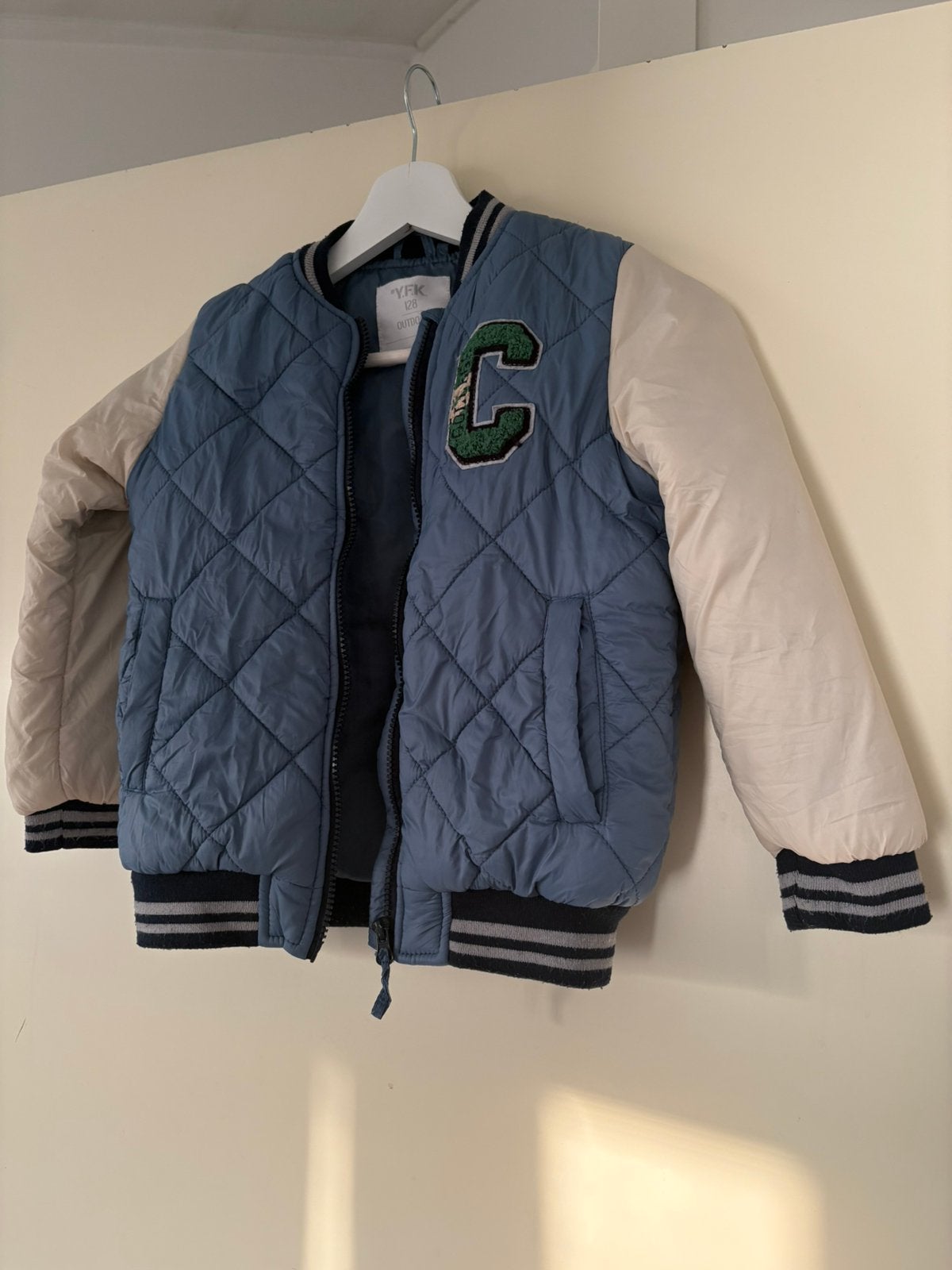 Baseball jasje kids maat 128, Verzenden, Zo goed als nieuw, Jongen, Jas
