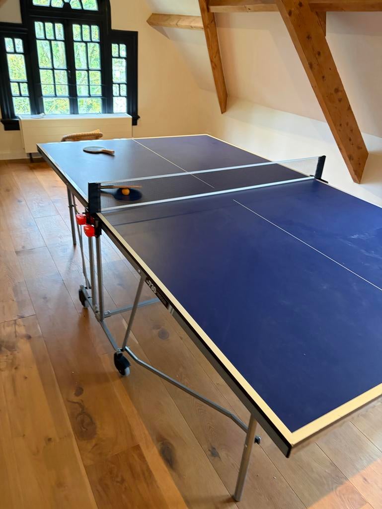 Decathlon Artengo Tafeltennistafel Indoor 730, Sport en Fitness, Tafeltennis, Zo goed als nieuw, Tafel Indoor, Inklapbaar, Ophalen