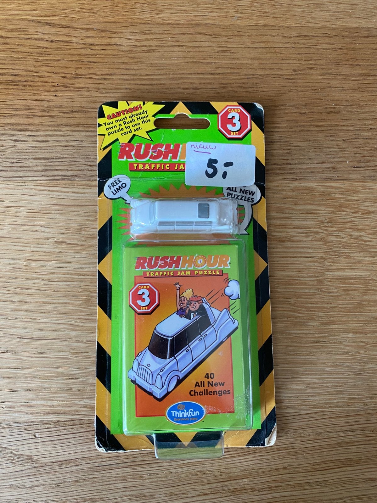 Thinkfun smartgames RushHour Booster card set 3, zgan, Ophalen of Verzenden, Zo goed als nieuw