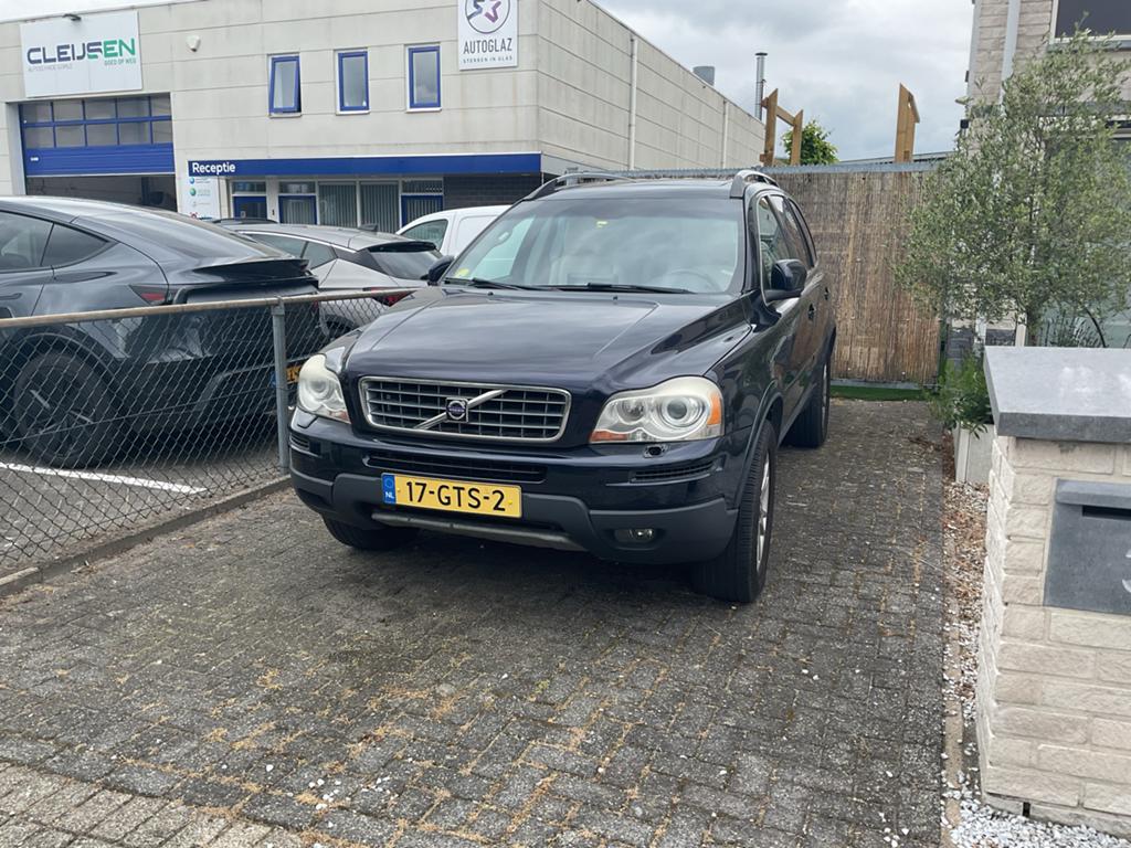 Volvo XC90 3.2 Geartronic 7-SEAT 2008 Blauw Youngtimer, 238 pk, Beige, Blauw, 7 stoelen