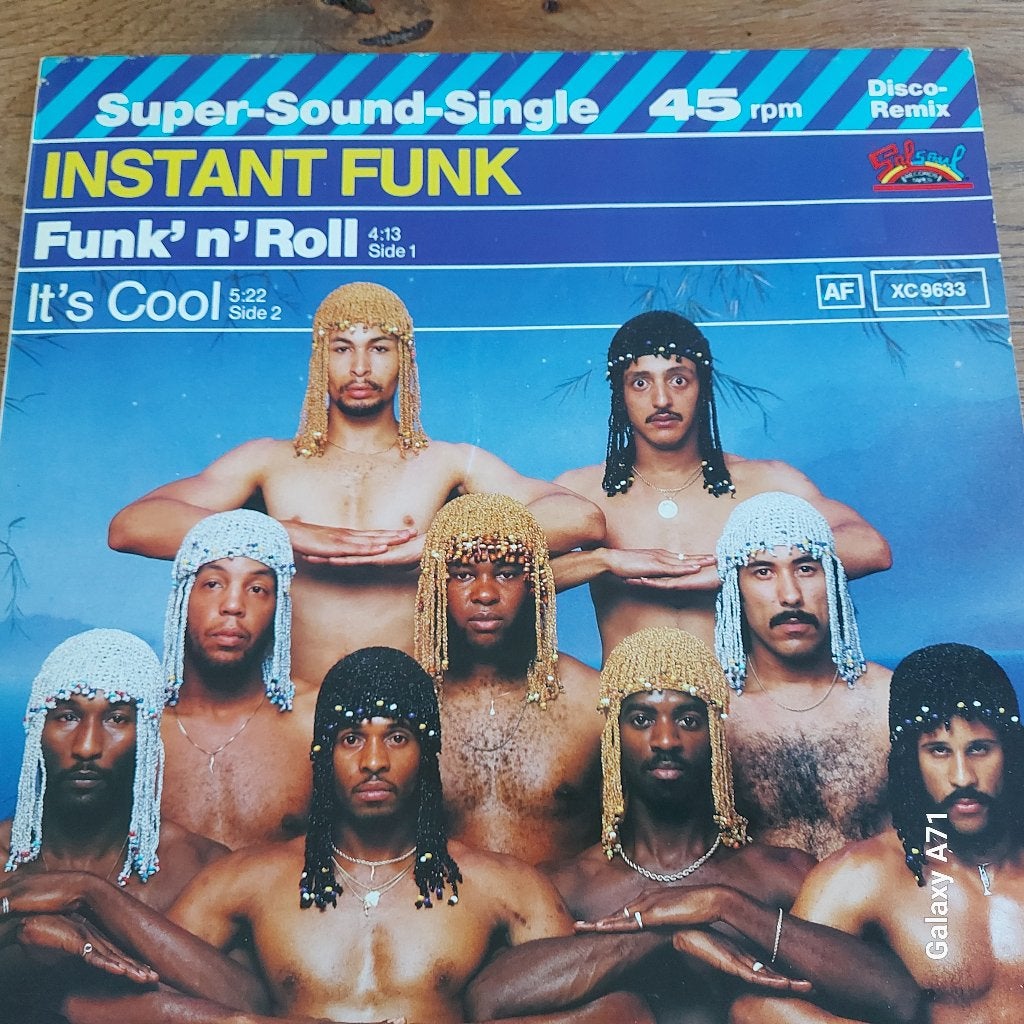 12 inch Maxisingel Instant Funk - Funk 'N Roll (1980), Gebruikt, Ophalen of Verzenden, Fotohoes, Disco