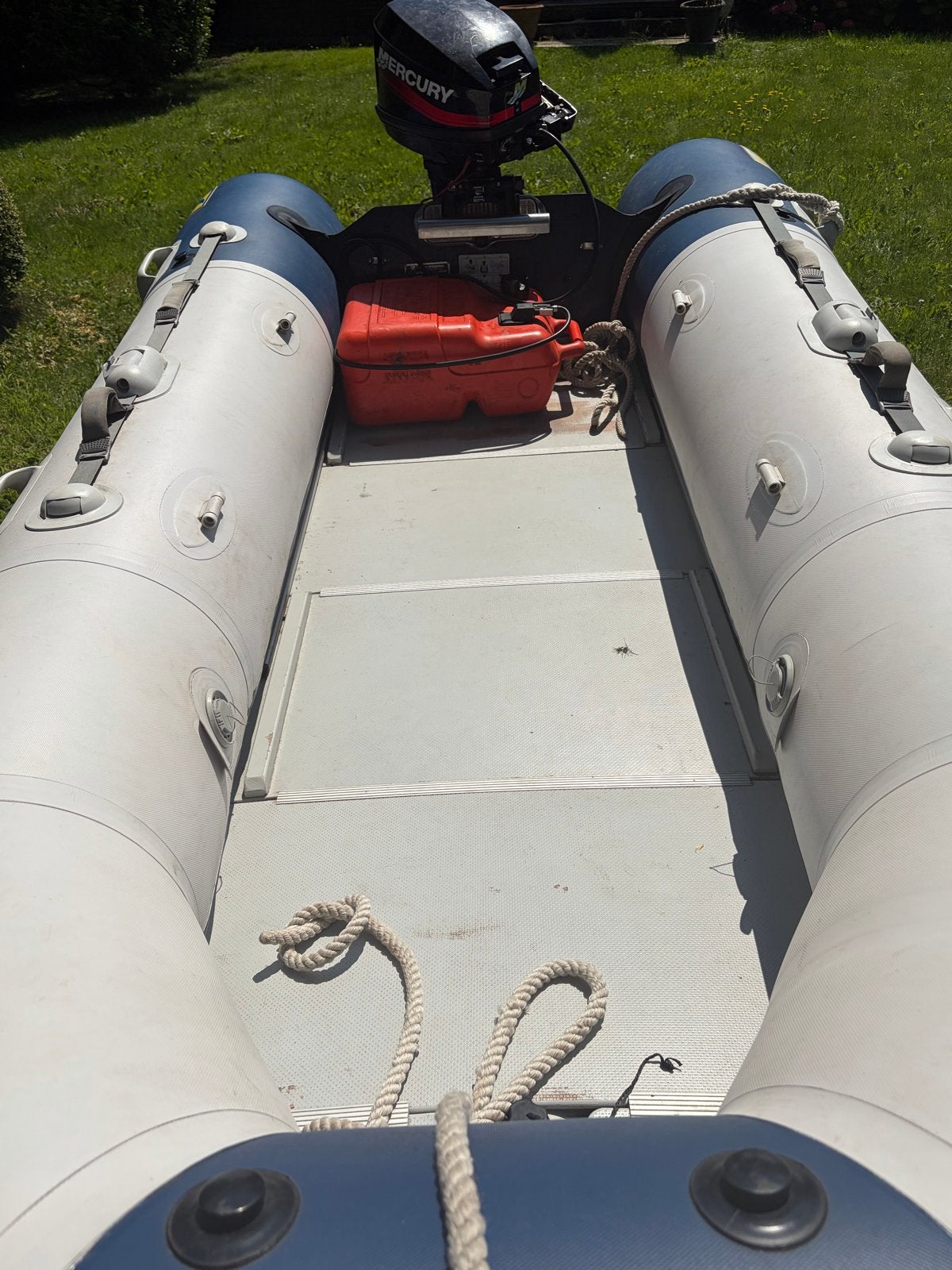 Zodiac rubberboot met Mercury 8pk buitenboordmotor, Ophalen of Verzenden