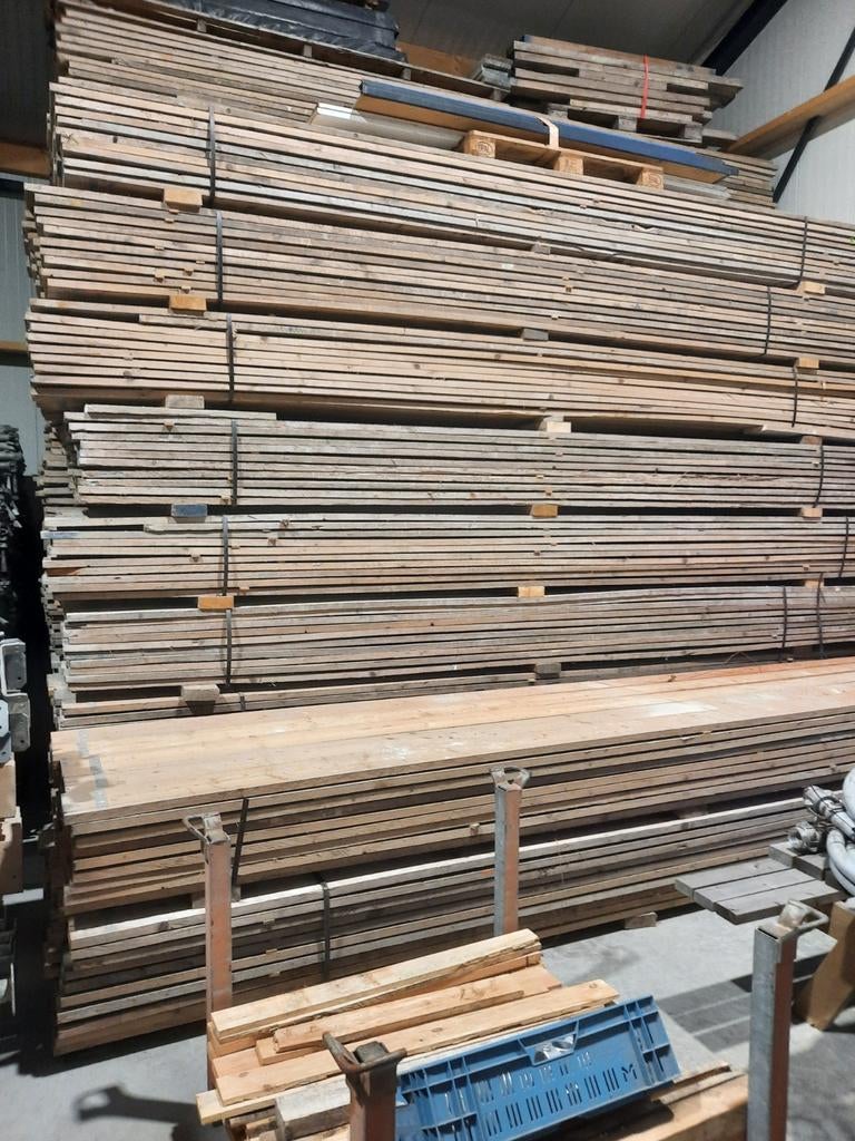 Steigerdelen steigerplanken steigerhout, Tuin en Terras, Palen, Balken en Planken, Ophalen of Verzenden, Gebruikt, 250 cm of meer