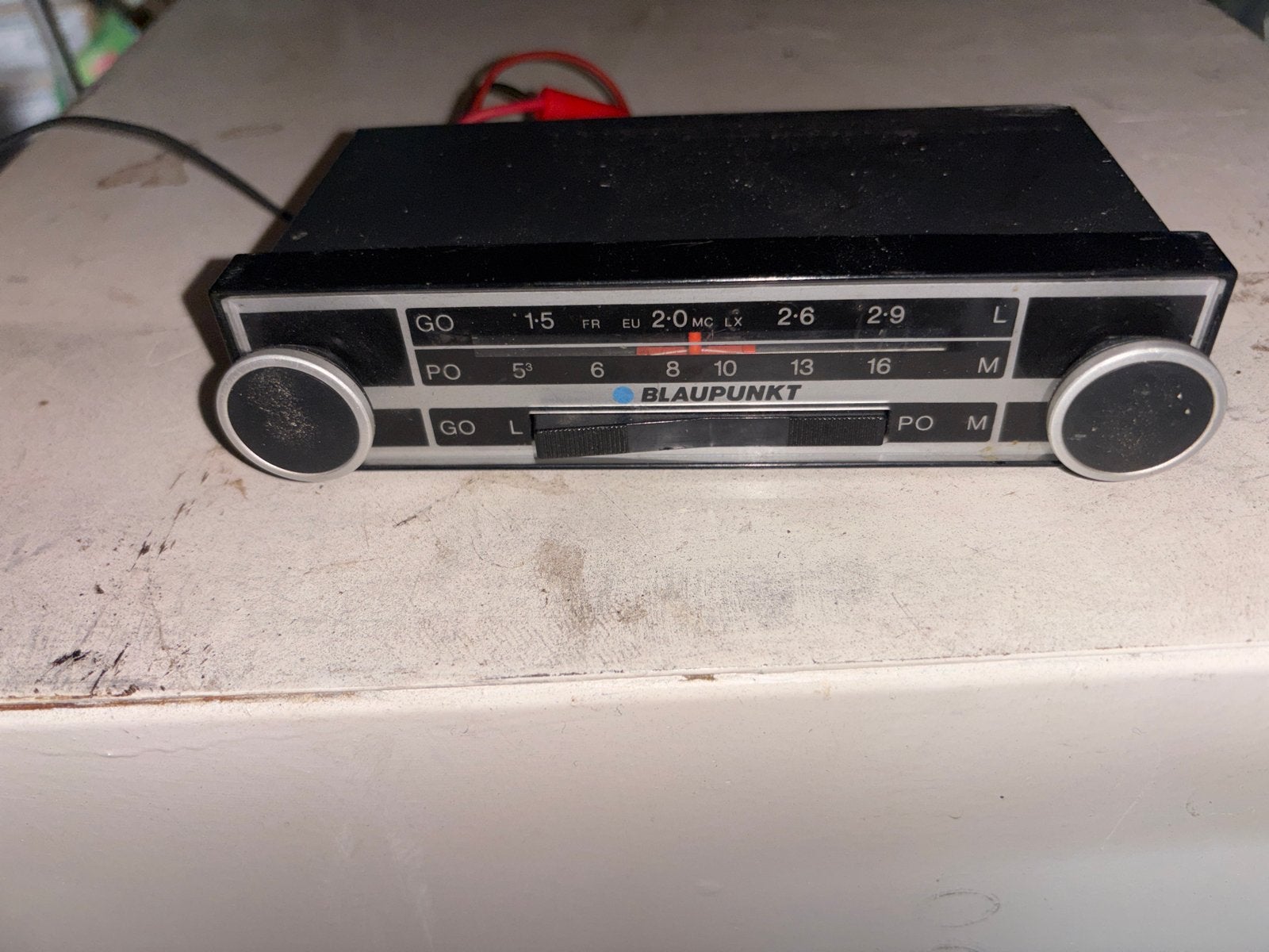 Vintage Blaupunkt Autoradio - Klassieke Auto Audio, Ophalen of Verzenden, Gebruikt